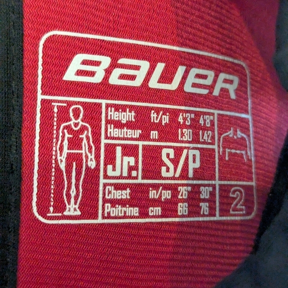 Bauer Vapor X2.0 Hockey Shoulder Pads Juniors Small 60-90lbs NWOT - Picture 4 of 13